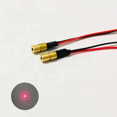 Modulo de diodo láser de latón de 650nm 5mw 10mW 20mW 50mW con protección contra voltaje inverso