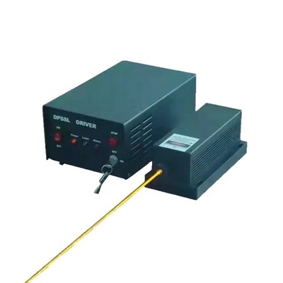 DPSS 50mW Modulo láser amarillo de 589nm adecuado para los requisitos del cliente
