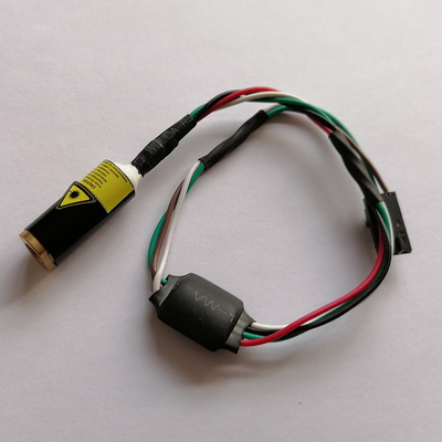 5000 horas de vida verde 532nm Dot Laser 5mW con tiempo de ascenso rápido y diseño enfocable