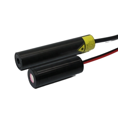 Módulo de diodo láser rojo de 635nm 638nm con enfoque ajustable y divergencia de haz de 0,3mrad