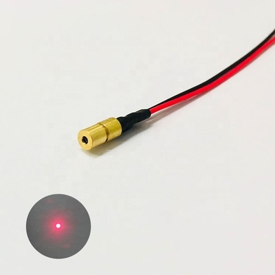 Modulo de diodo láser de latón de 650nm 5mw 10mW 20mW 50mW con protección contra voltaje inverso