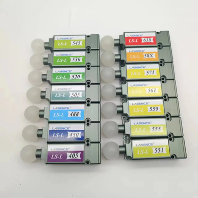 Tipo de fibra 3.5μm 405nm 450nm 455nm 488nm láser azul 1mW 5mW 10mW módulo láser punto
