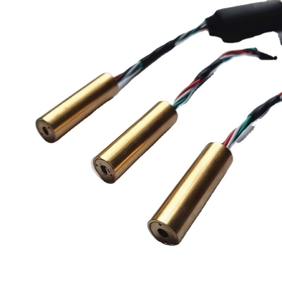 Módulo láser rojo de 5VDC 650nm con MTTF de larga duración a 25C y material de carcasa de latón