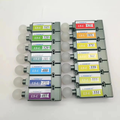 Módulo láser DPSS de 532nm 545nm 555nm 561nm 577nm 585nm con protección contra voltaje inverso
