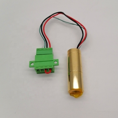 Módulo de diodo láser verde de 50mW 532nm con carcasa de latón y modo de potencia de salida PWM