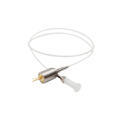 Módulo de láser verde de 6 a 7,5 V de tensión 520nm 30mw láser semiconductor acoplado a fibra óptica