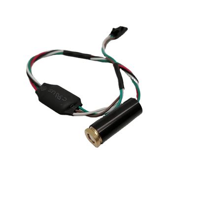 Modulo láser DPSS de línea verde de 18mW 551nm Tecnología avanzada con ancho de línea máximo de 4 mm 7m