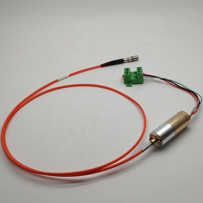 Longitud de onda especial 20x55mm 545nm Cabeza láser verde de alta potencia acoplada con fibra de 200μm