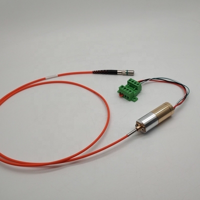 Longitud de onda especial 20x55mm 545nm Cabeza láser verde de alta potencia acoplada con fibra de 200μm