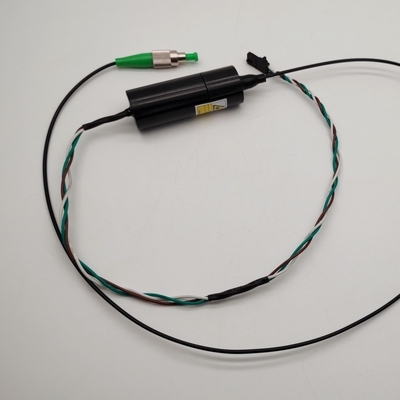 Módulo láser de acoplamiento de fibra verde de modo único de 15mw 30mW 520nm con diámetro de núcleo de 3,5 μm