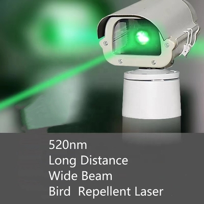 Repelente de aves con láser verde de 1W con alta estabilidad a 520nm y modo de haz ajustable
