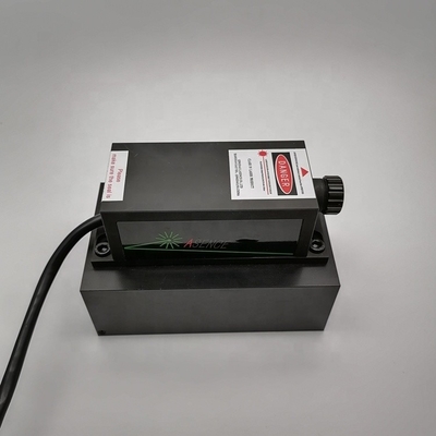 Laser DPSS de estado sólido con peso de 1,8 kg y altura de haz de 85 mm Laser amarillo de 100 mW