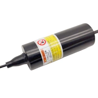 1mW 5mW módulo láser de línea verde 520nm 532nm 545nm con carcasa de aluminio anodizado negro