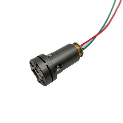 Módulo láser de línea verde 532nm 555nm Corriente de conductor a 5V≤290mA Ancho de línea 7m 4mm