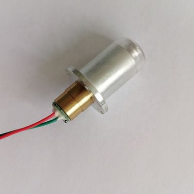 Módulo láser de línea verde 532nm 555nm Corriente de conductor a 5V≤290mA Ancho de línea 7m 4mm