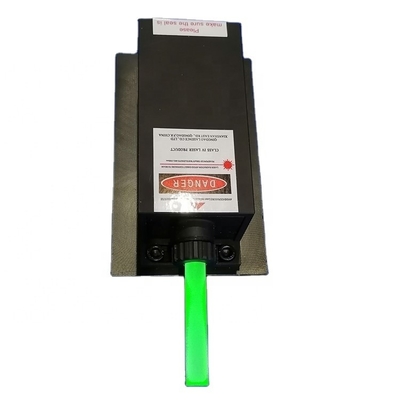 Material de la carcasa Aluminio anodizado negro 1W 555nm CW DPSS láser verde para laboratorio y estudio