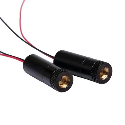 Módulo de diodo láser de línea cruzada verde de 555 nm y 30 mW para inspección y marcado industrial