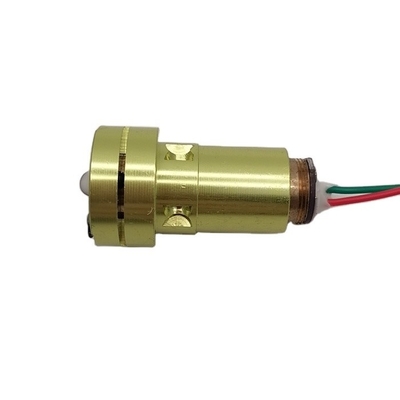 Modo de potencia de salida CW 555nm 551nm 15mW Modulo de diodo láser de línea de puntero láser verde